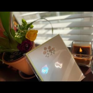 Set of 12 Hand Glittered Notecards for $10